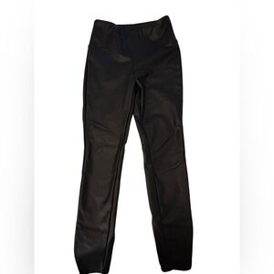A New Day Faux Leather Leggings Black XS Pull On Skinny Pants